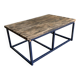 Table basse plateau brut