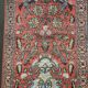 Tapis d’orient en cachemire et soie 44x92cm