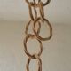 70's sisal pendant light