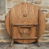 Nineteenth century zinc harvest table or winemaker