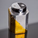 Brutalist lighter by Leopold, Bronze and aluminum, 1970, Spain