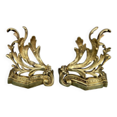 Décoration de cheminée. Bronze doré.