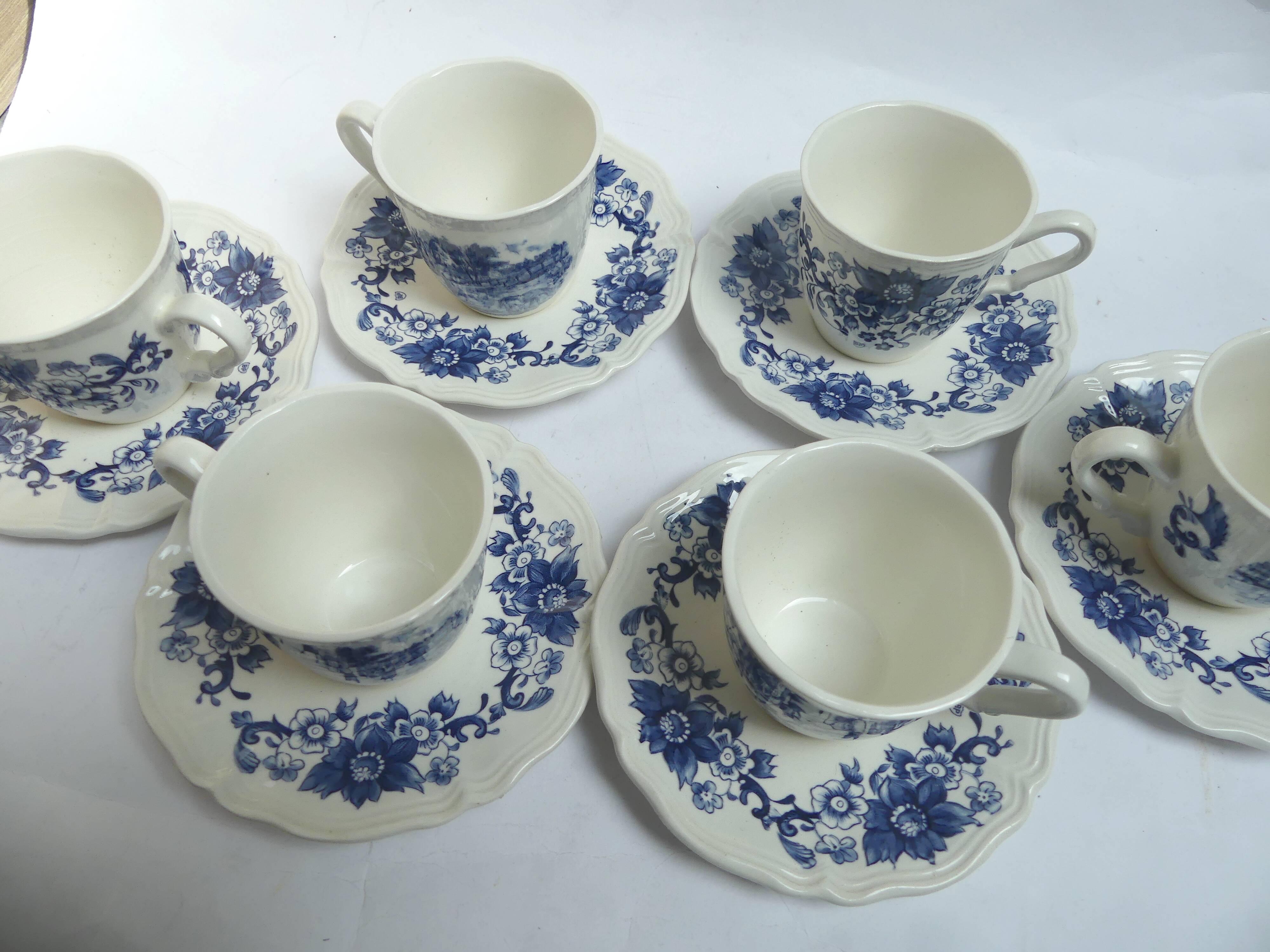 Tasses à café Sarreguemines Derby