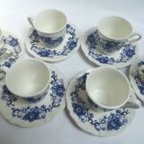 Sarreguemines Derby coffee cups