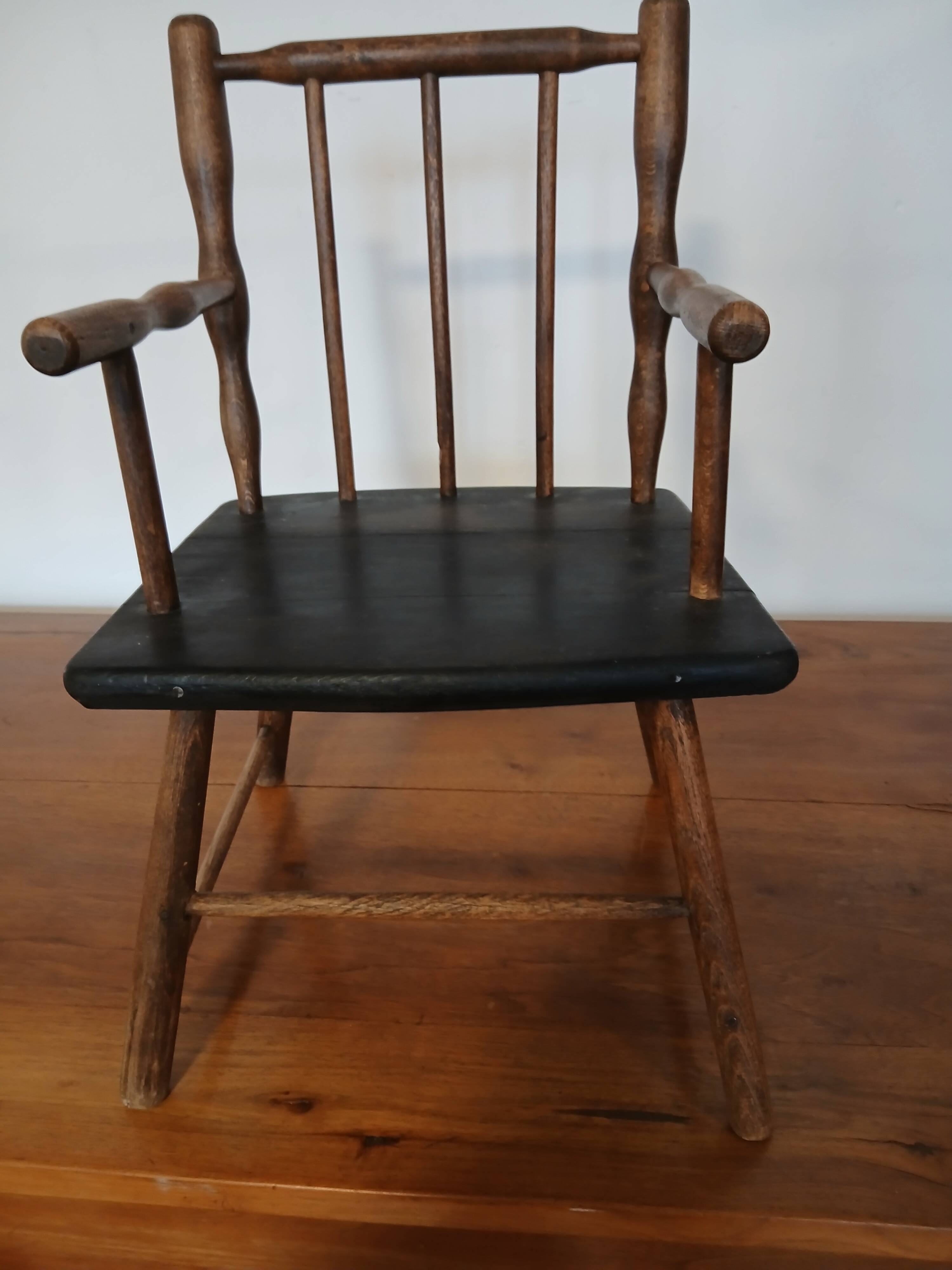 wooden baby chair