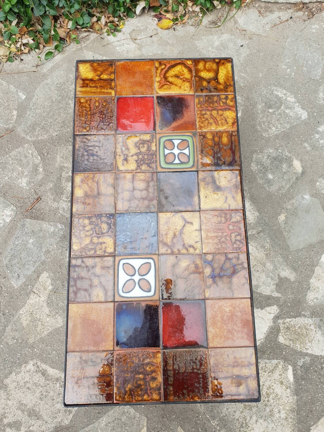 Vallauris ceramic coffee table 1970