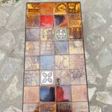 Vallauris ceramic coffee table 1970