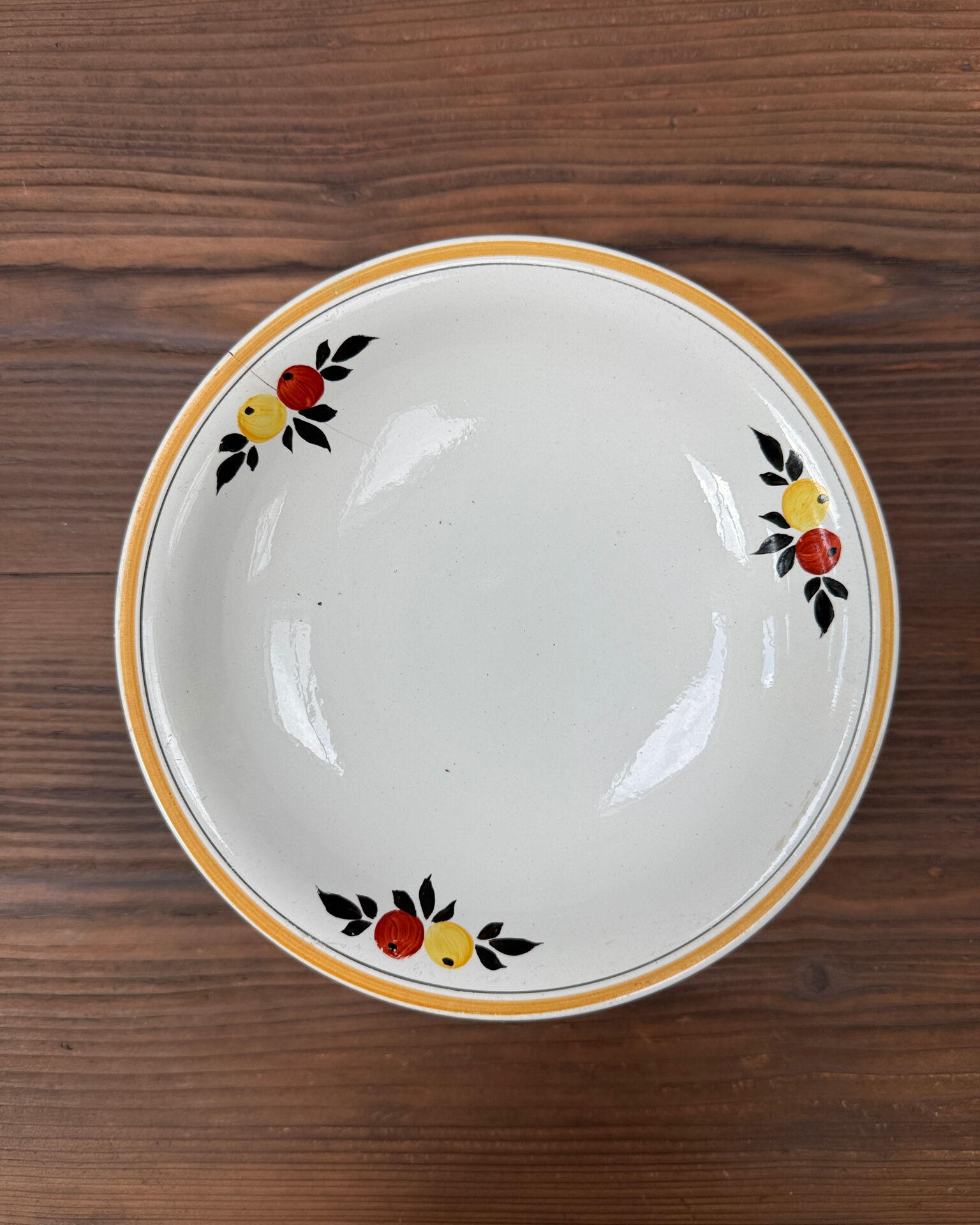 Large compote dish Moulin des Loups, Granit model