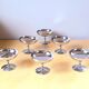 Set of 6 stainless steel ice cream/dessert cups