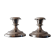 Duo de bougeoirs en zinc
