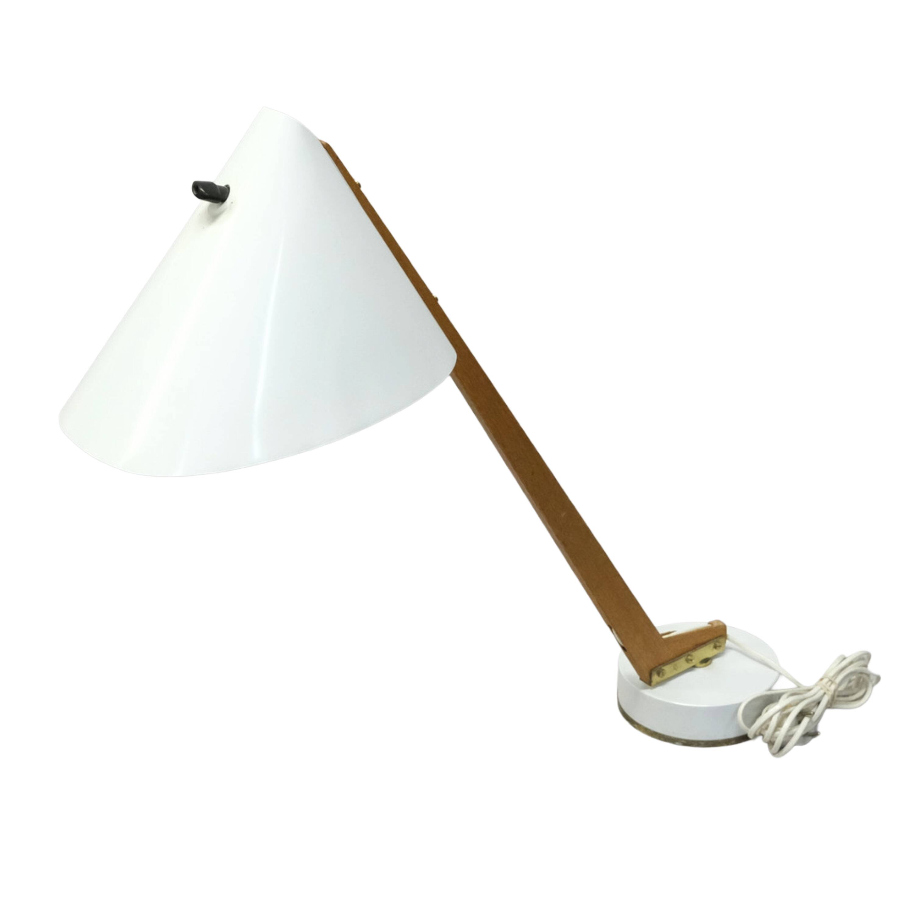 Hans-Agne Jakobsson - Desk lamp "B 54" teak and brass - Sweden 1950