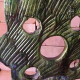 Tamegroute pottery menorah candle holder