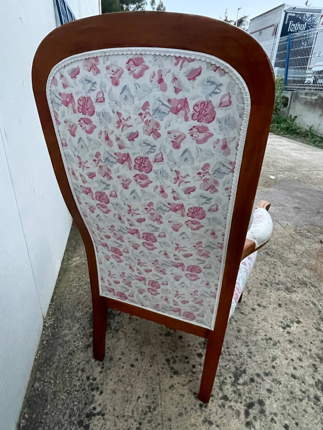 Louis Philippe style Voltaire armchair