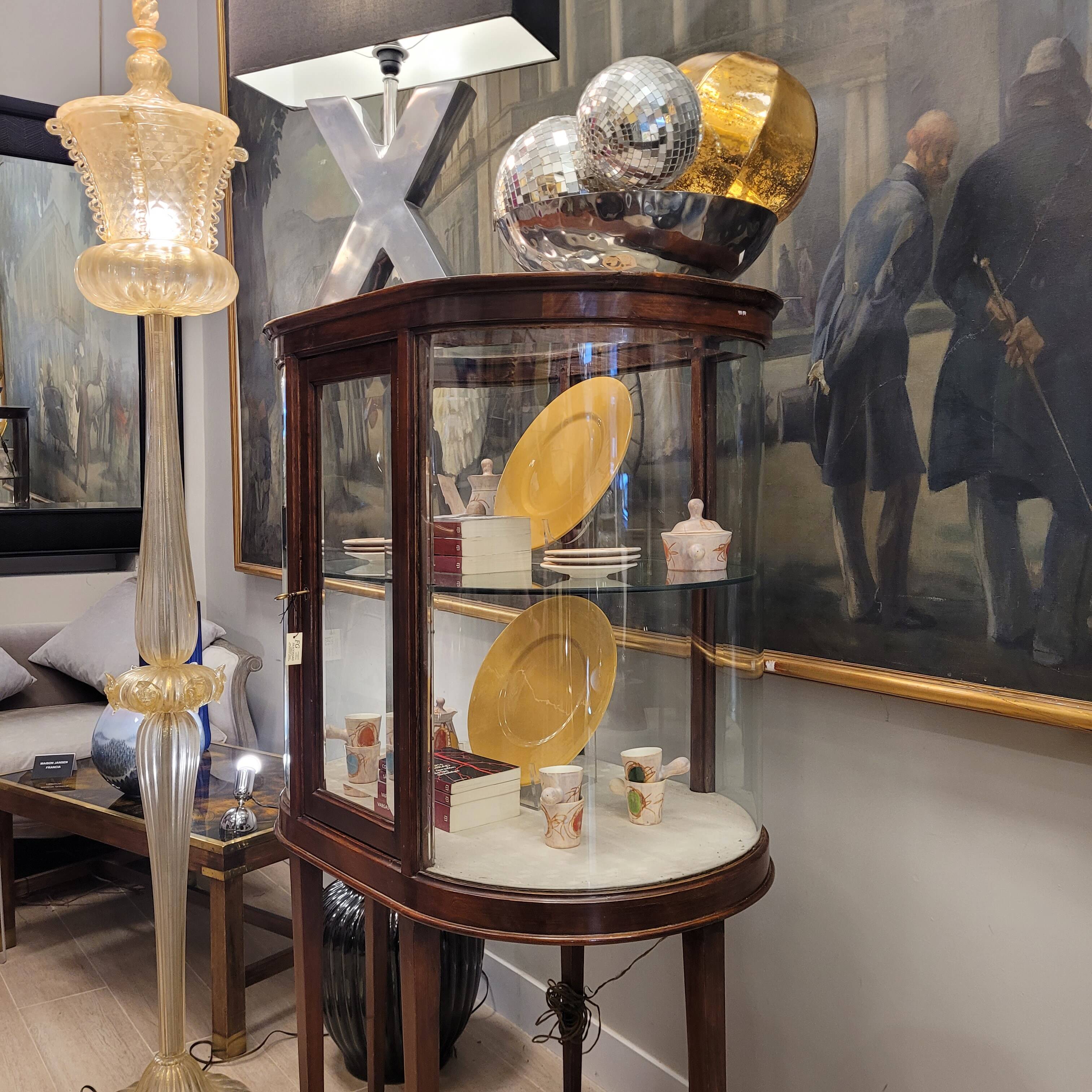 Vitrina, madera de caoba, style Eduardiano, pp. s. XX - Inglaterra