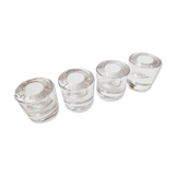 Set of four crystal candlesticks design "Rasteli"