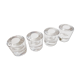 Set of four crystal candlesticks design "Rasteli"