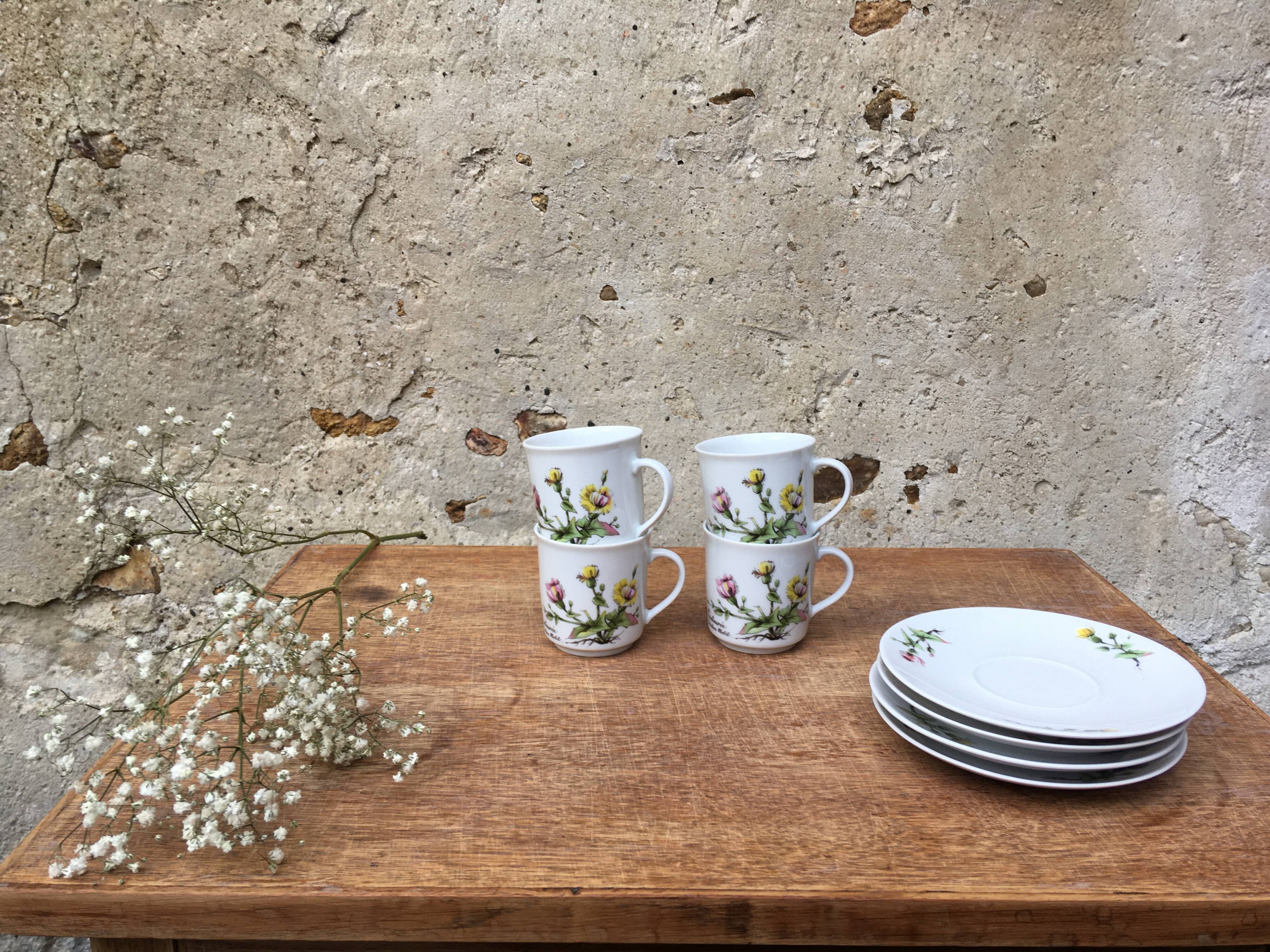 Winterling thistle coffee service