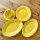 Yellow dinner set