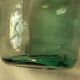 Demijohn Bonbonne green glass Vayelense Deco Indus vase collection