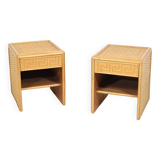 Duo of vintage Stübert bedside tables