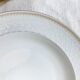 BAVARIA white and gold porcelain deep dish, "Annabell" model -
