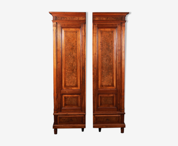 2 armoires modulaires en miroir - Biedemeijer, Philipp Anton Bembe