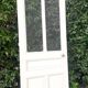 Old translucent glass communication door 82.5x214.2cm