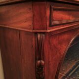 Vitrine ancienne bois au charme anglais