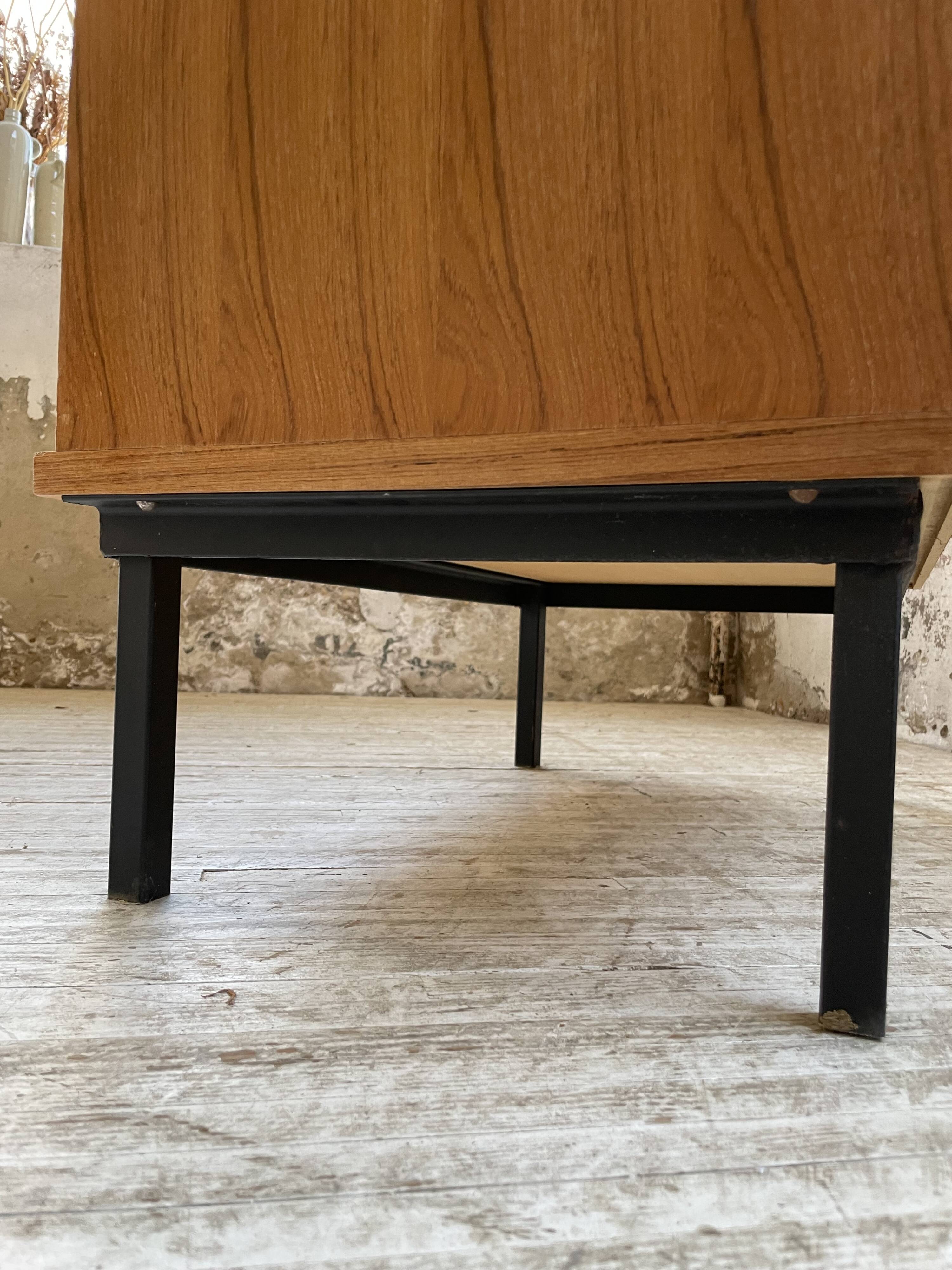 Modernist teak secretary desk, 1950s