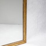Small Louis XVI giltwood "square" mirror
