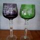 4 Nachtmann crystal Romer glasses from the 1970s/80s.