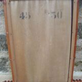 1930 bamboo mirror - 62 x 47 cm