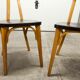 Set of 6 restored Luterma "banana" chairs