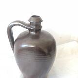 Bottle old glazed earthen