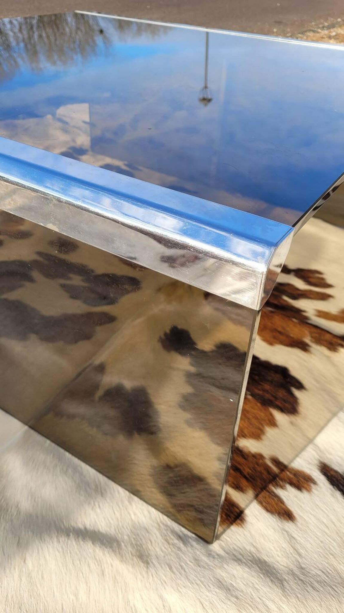 Smoked glass coffee table by Galloti and Radice Italy, 1970s