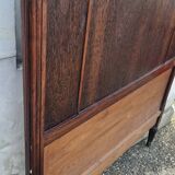 Art Deco rosewood headboard
