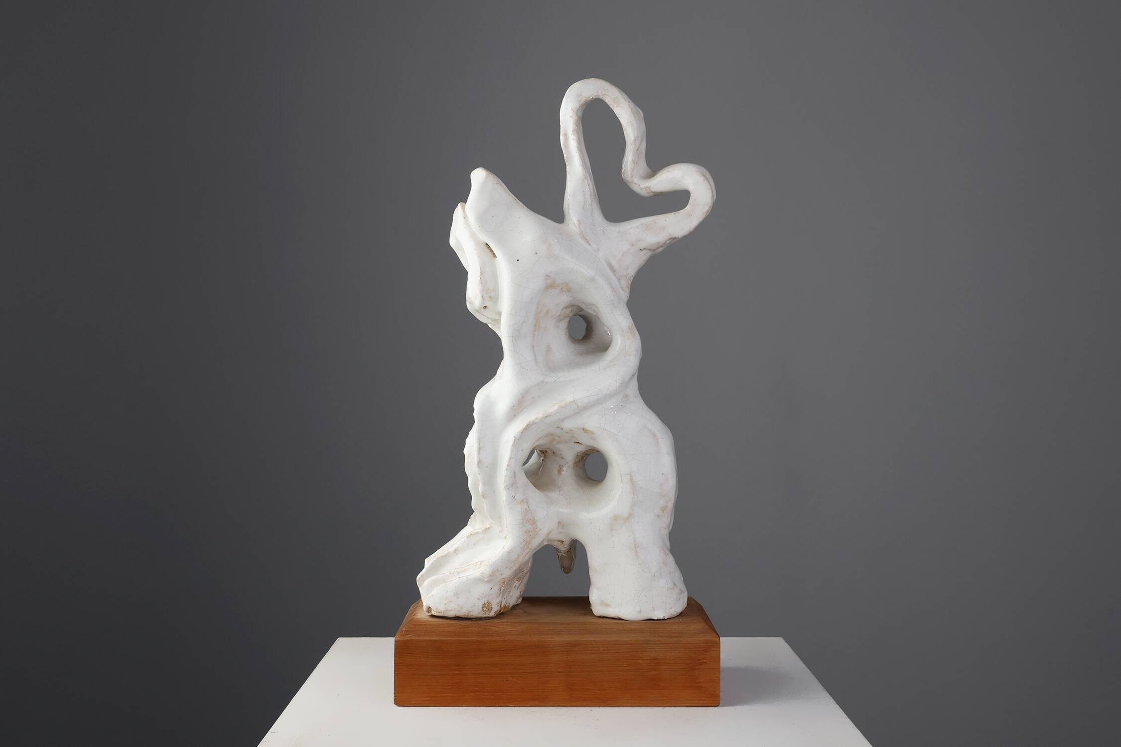 Abstract Ceramic Sculpture “Symphonie” by Freddy Callant, Belgium 1960s