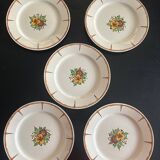 Set of art deco dishes boch fréres la louviére