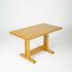 Solid pine table by Charlotte Perriand for Les Arcs, 1970s