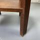 Wooden stool with marble top