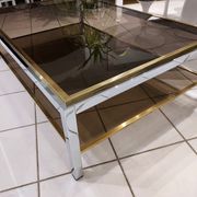 Italia lounge coffee table and vintage sofa tips ITALIA by Willy Rizzo 1970