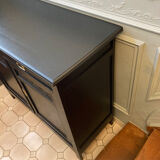 Art-deco period oak commodus