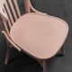 Set of 4 chairs in multicolor 50s vintage modern wood