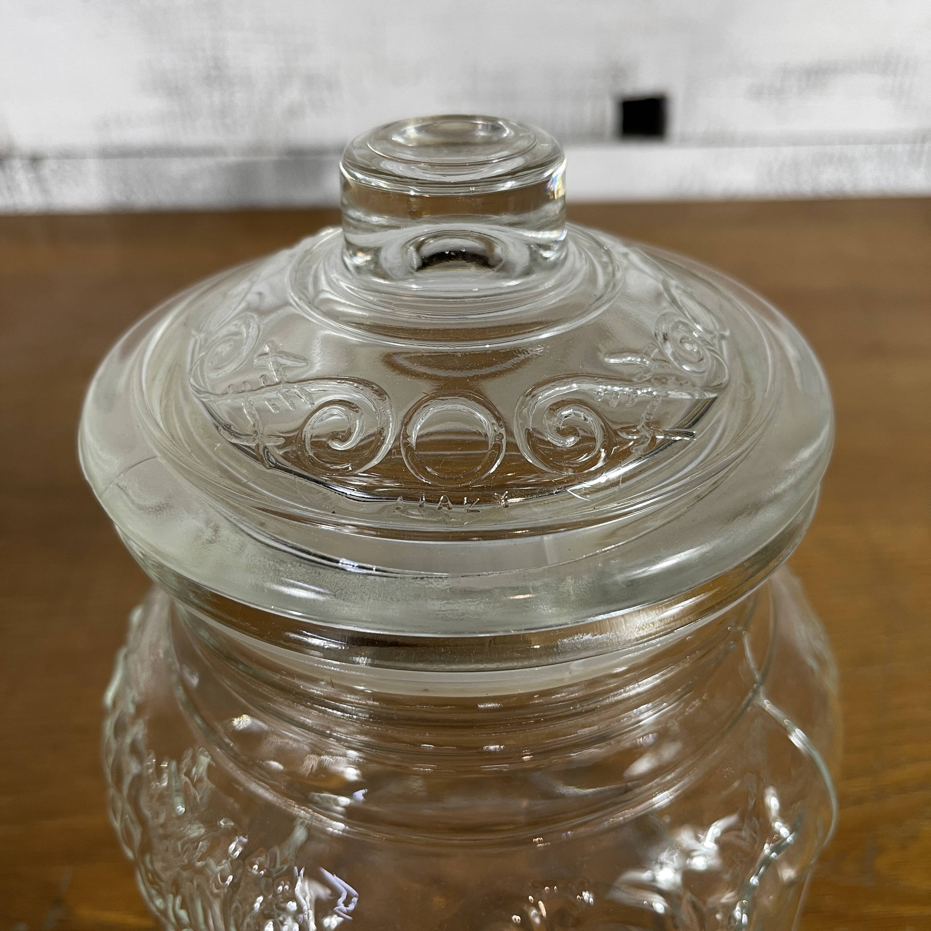 Vintage glass candy box