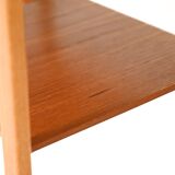 Pair of Scandinavian bedside tables from the 1950s–60s with carved handle