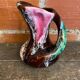 Old pichet vallauris polychrome glazed ceramics france vintage