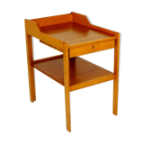 Teak and beech bedside table, C.A. Acking, Bodafors, Sweden, 1959