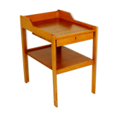Teak and beech bedside table, C.A. Acking, Bodafors, Sweden, 1959