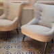 Paires de Fauteuils années 50