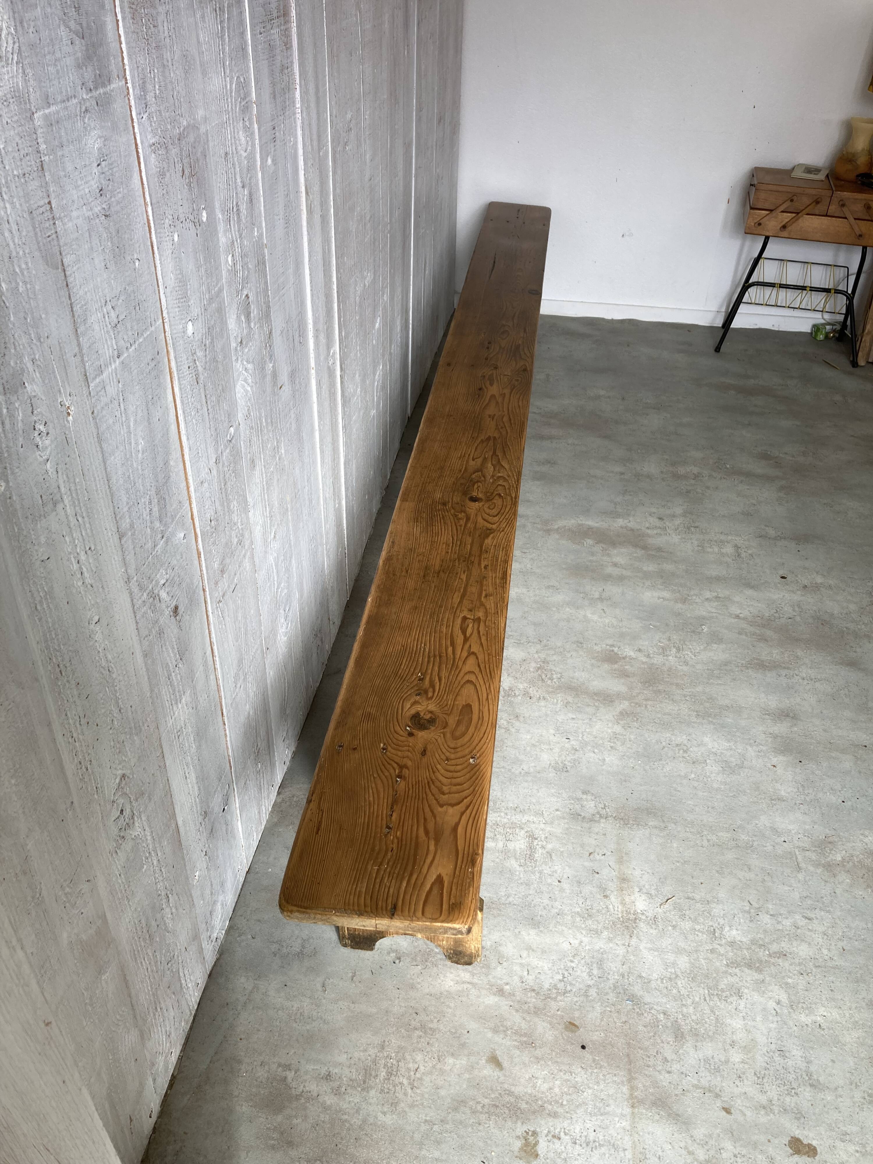Paire de bancs campagnards 300cm